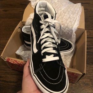 Women’s Black Platform Vans